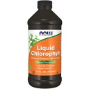 AHORA Suplementos de alimentos, clorofila líquida, súper concentrado, desodorante interno*, energía del cuerpo, sabor de la menta, 16 onzas