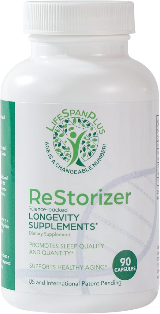 LifeSpanPlus ReStorizer Longevity Suplemento, 90 cápsulas
