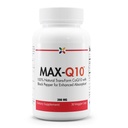 Stop Aging Now MAX-Q10 CoEnzyme Formulado con Kaneka Q10 y Ampliado BioPerine Black Pepper Extracto para alta absorción, salud cardíaca, producción de energía 200 mg cápsulas