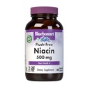 Bluebonnet Nutrition Flush-Free Niacin 500mg, for Nutritional Cardiovascular Support*, Soy-Free, Gluten-Free, Non-GMO, Kosher Certified, Dairy-Free, Vegan, 60 cápsulas vegetales, 60 prestaciones