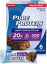 Pure Protein® Chewy Chocolate Chip, 50 gramos, 6 cuenta Multipack