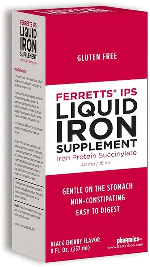 IPS Suplemento de hierro líquido (Pack of 4)