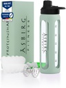 2.0 Acondicionamiento físico ← Protein Shaker Made of Glass Silencio Protein Shaker ← Beber Botella Silencio con Spiral Ball Silencio 24 oz (Pastel Green)