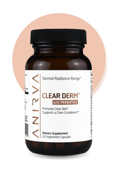 Suplemento de piel claro con Zinc " Probióticos para adultos – apoya el acné hormonal, los brotes " Rosacea – las píldoras del acné para la complexión más clara – Anirva ClearDerm