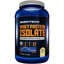 BODYTECH Whey Protein Isolate Powder - con 25 Grams de Protein por Serving &amp; BCAA's - Ideal para el edificio del músculo después del entrenamiento " Crecimiento, Contiene leche " Soy - Vanilla (3 libras)