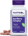 Natrol Acai Berry, Suplemento dietético, Protección Antioxidante ' Defensa, El Último Super Fruto, 1.000 mg Veggie Capsules, 60 Conde