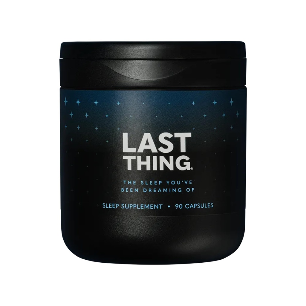 BODi Last Thing Suplemento completo del sueño con L-theanine, Ashwagandha, Magnesium Glycinate, Melatonin - Calming Night Time Stress Defense for Deep Restorative Sleep - 30 Day Supply (90 cápsulas)