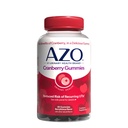 AZO Cranberry Urinary Tract Health Gummies Suplemento dietético 2 Gummies = Glass Cranberry Juice Ayuda a limpiar Protege Natural Berrylicious Flavor Gummies, Non-GMO, 40 Conde