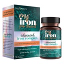 MyIron ProClinical by Purity Products - Iron (Ferrous Bisglycinate Chelelate) + Vitamina C (PureWay-C) - Gentle on The Stomach - Controlled Absorption - Promotes Healthy Red Blood Cells - 30 Count (1)