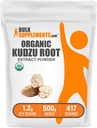 BulkSupplements.com Orgánica Kudzu Root Extract Powder - Kudzu Root Supplement, Herbal Supplement - Gluten Free, 1.2g per Serving, 500g (1.1 lbs) (Pack of 1)