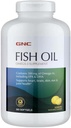 GNC Fish Oil Omega 3 Suplemento, 300 mg EPA y DHA, Lemon Flavor, apoya el corazón, cerebro, piel, ojo y salud conjunta, 360 Softgels, 360 Servimientos
