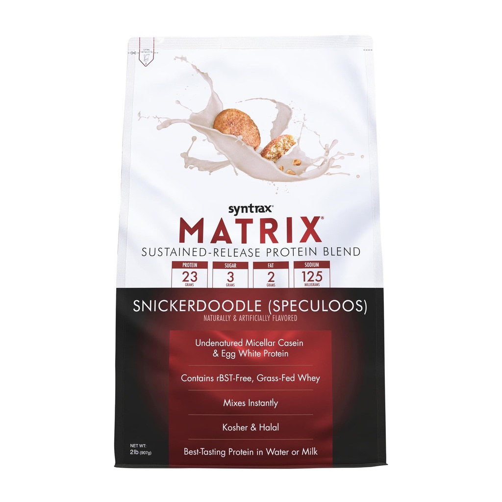 Matriz de Nutrición Sintrax - Deliberada-Release Protein Blend, Snickerdoodle 2 lbs.