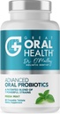 Probióticos orales para el tratamiento de mal aliento mate para adultos; Probióticos dentales para dientes y gomas de salud " Halitosis crónica con BLIS K12 M18, 60 Tablas de salud oral quijadas