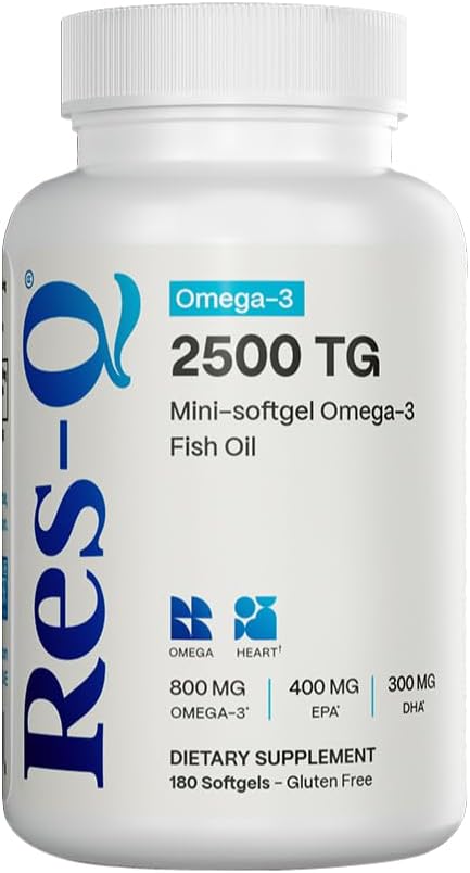 Re-Q 2500 TG Omega-3 Pez aceite mini Gel cápsulas