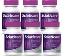 Vita Sciences Sciaticare Nerve Soothing Supplement Vitamins with Natural R-ALA Form 40X Strength, NOT Synthetic Alpha Lipoic Acid (ALA) - Bajo Lumbar Sciatica - 60 Conde (Pack of 6)