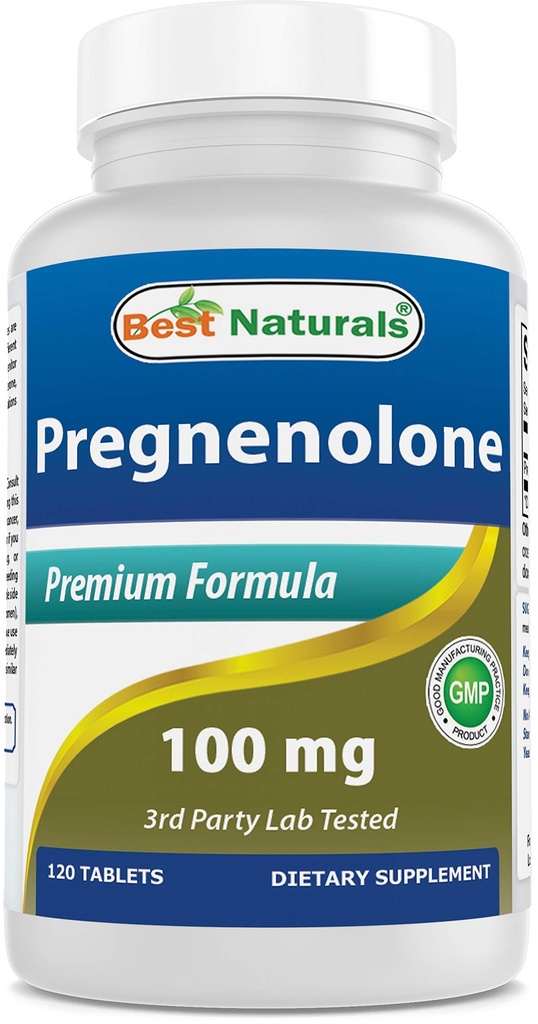 Mejores Naturales Pregnenolona 100 mg 120 Tabletas