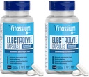 Vitassium Electrolyte Capsules, Electrolytes for The Management of POTS and High Sodium Diets (500mg Sodium - 100mg Potassium), Unflavored, 200 Salt Pills (Tamaño 0)