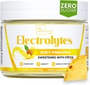 My Adventure to Fit Zero Sugar - Pineapple Electrolytes Powder - Caffeine Free Energy with All Natural Ingredients - Vegan, Keto & Paleo - Sugar Free Electrolytes Hydration Drink Mix - 37 Servings