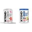 XTEND Original BCAA Powder Watermelon Explosion " Sport BCAA Powder Strawberry Kiwi Splash - Electrolyte Powder for Recovery " Hydration with Amino Acids - 30 Servings