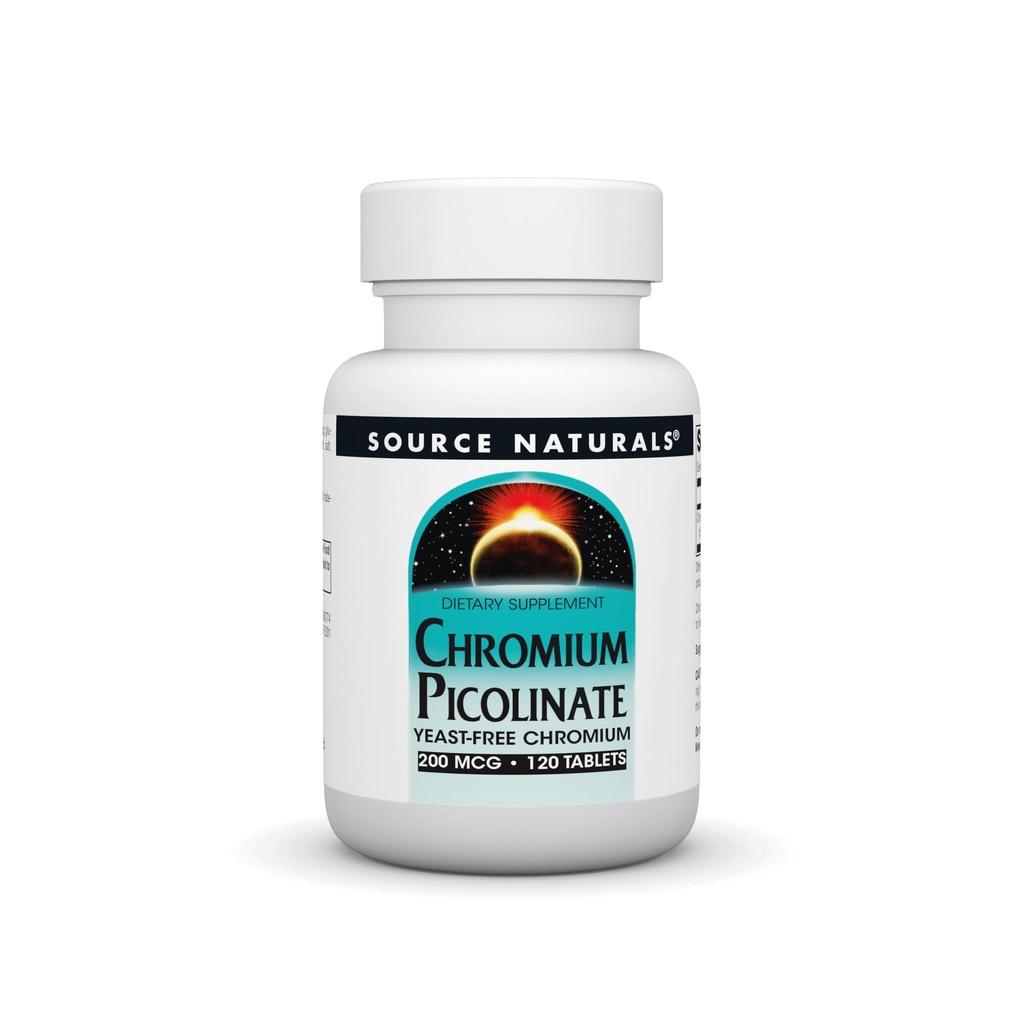 Fuente Naturales Chromium Picolinate 200 Mcg Tablet, 120 Conde