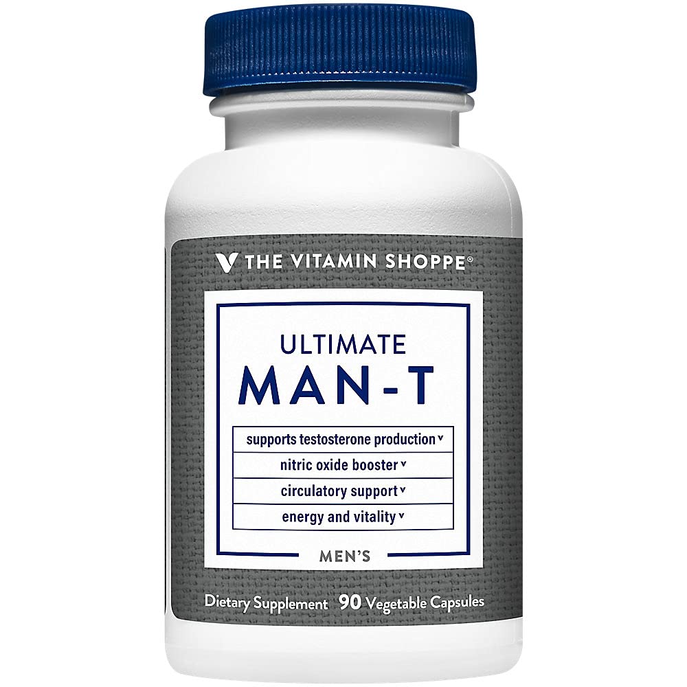 La vitamina Shoppe Ultimate Testosterone - apoya la producción de testosterona, el óxido nítrico Boost, promueve la circulación y promueve la estabilidad energética (90 cápsulas vegetales)