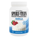 NaturalezasPlus SPIRU-TEIN, Vainilla - 4 lbs - Afeitado de proteínas de base vegetal - No GMO, Vegetariano, Gluten Gratis - 60 Actuaciones