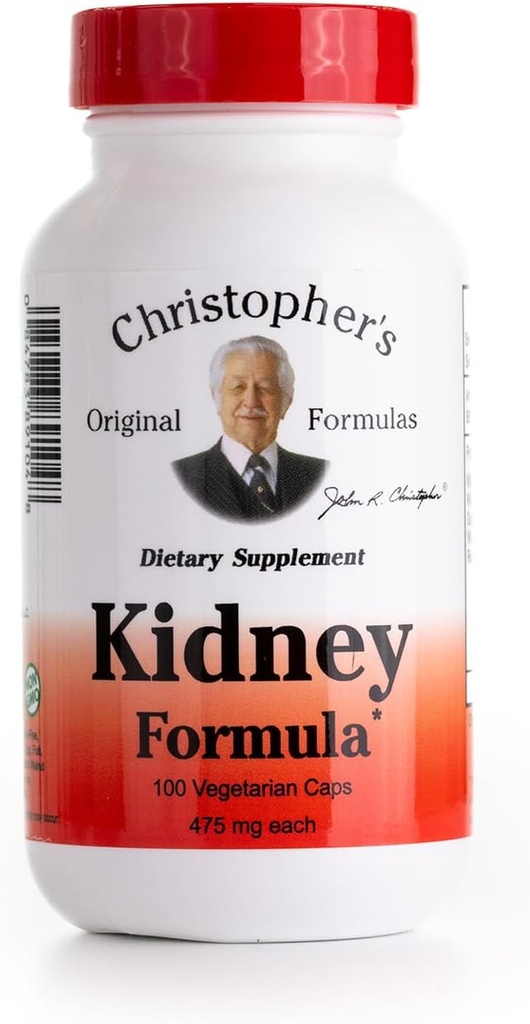 [BRSWIGYOBEDRUCQV] Christopher's Original Formula Kidney - Kidney Cleanse Detox Reparación Fórmula - Herbal Blend for Kidney Support