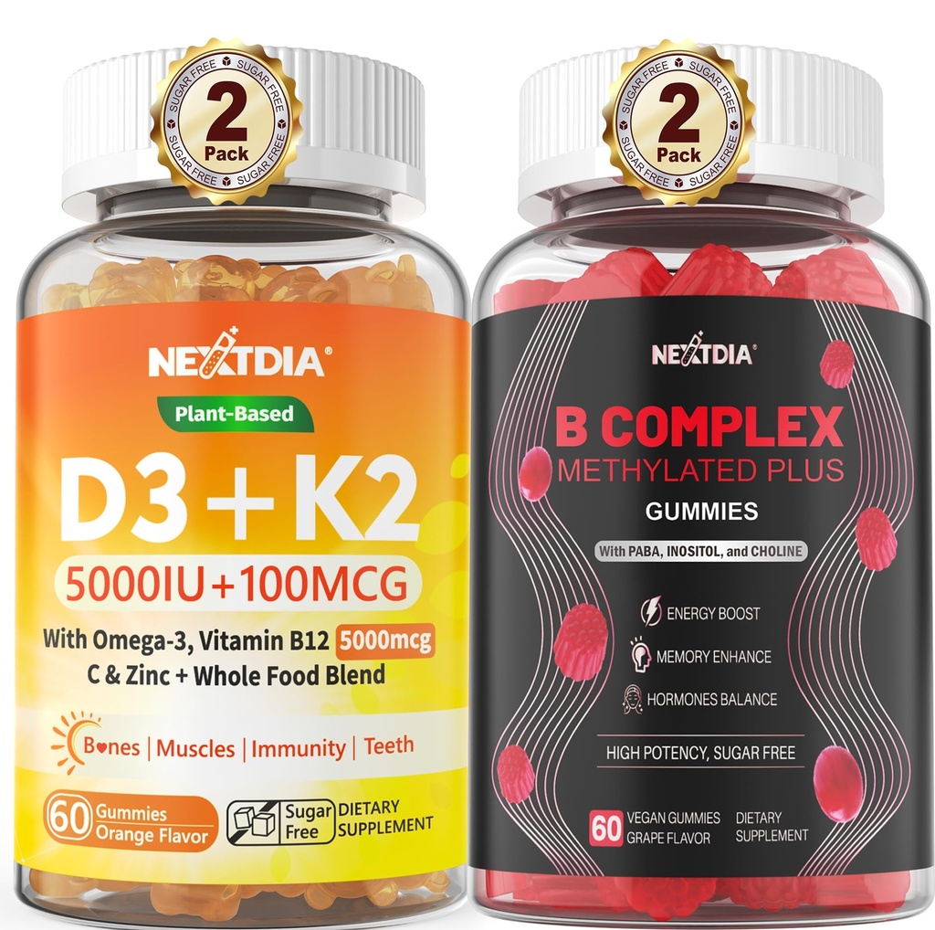 D3 5000 UI + K2(MK-7) 100 mcg + Supe Vegan
