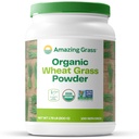 Asombroso Grass Wheat Gras Powder: 100% Whole-Leaf Wheat Grass Powder for Energy, Detox & Immunity Support, Chlorophyll Provide Greens, 100 Servings
