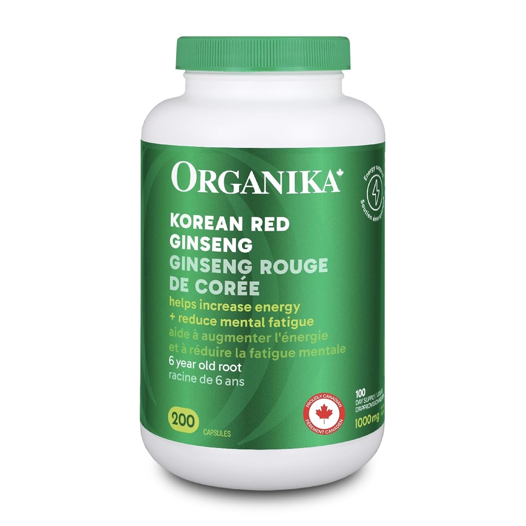Ginseng rojo coreano ORGANIKA, 200 TC