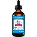 La vitamina Shoppe Liquid B12 Metilcobalamina - Producción de energía - 1.000 MCG - Raspberry (2 fl. oz.)