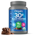 Orgain Orgain Orgain Organic 30g Vegan Protein Powder, Chocolate 9g EAAs + BCAAs, Plant Protein, 6g Prebiotic + Fiber, 1g Sugar, Pre-Workout, Muscle Support + Recovery - 2.01lb (Packaging May Vary)