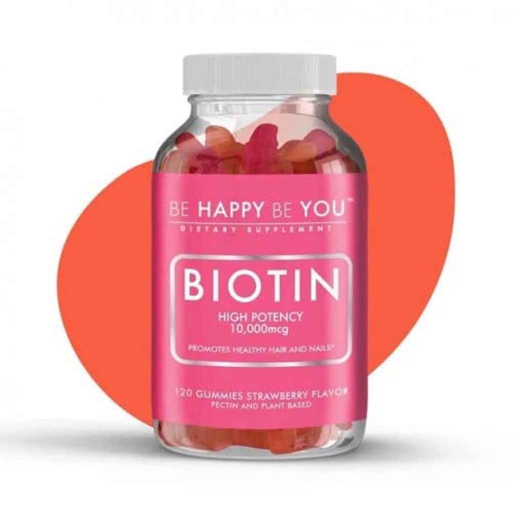 Biotina, sé feliz, 12,0 Cuenta, (Pack of 1)