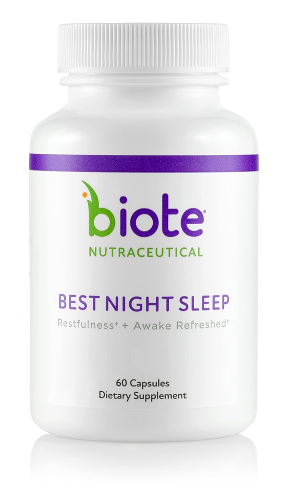 Biote Nutraceuticals - El sueño de la mejor noche - el descanso + despertar Refreshed (60 cápsulas)