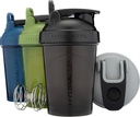 Botellas de batidora de Hydra Cup ProFlow  Protein Shaker Cups with Whisk Ball, Leak-Proof Lid, Hidden Carry Handle ANTE BPA-Free Gym Mixer for Protein Powder, Mixing Supplements (4 Pack with Regular Whisk)