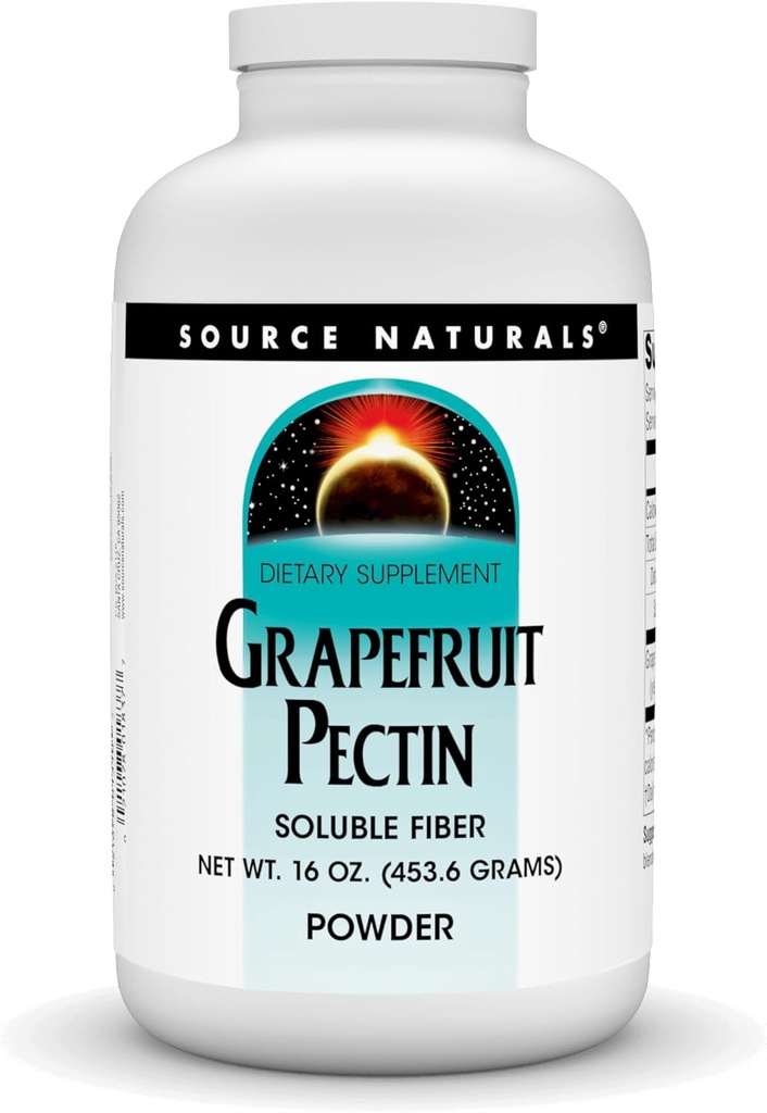 Fuente Natural Grapefruit Pectin, Soluble Fiber - Suplemento dietético - 16 oz Powder