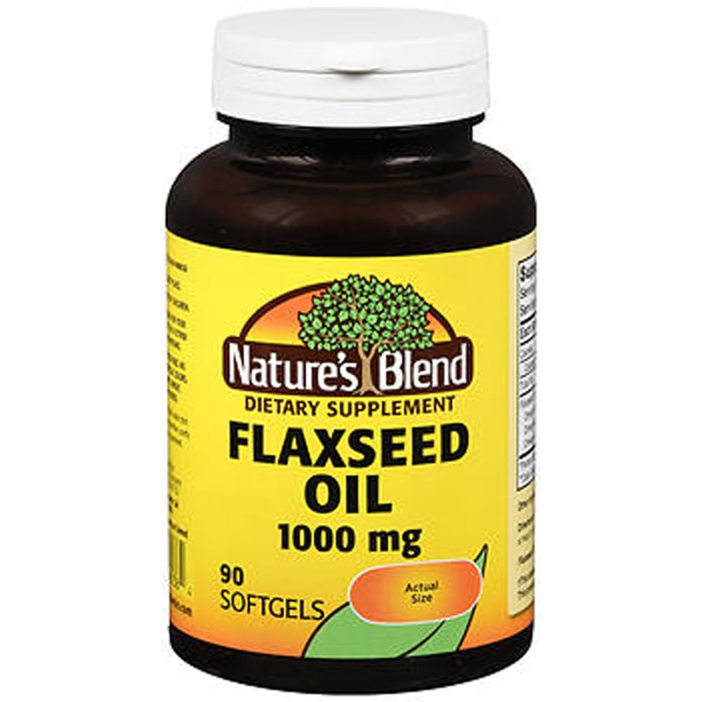 Aceite Flaxseed Blend de la naturaleza 1000mg Gelcaps 90 Ct