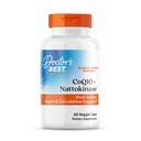 Mejor CoQ10 100 mg + Nattokinase 2000FU, soporta el apoyo al corazón y la circulación, no GMO, Gluten Free, Vegan, 60 cápsulas vegetarianas