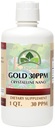 Organa Pura Cristalina Suplemento de Oro Líquido - 30 PPM - Minerales Colloidales 32 onzas