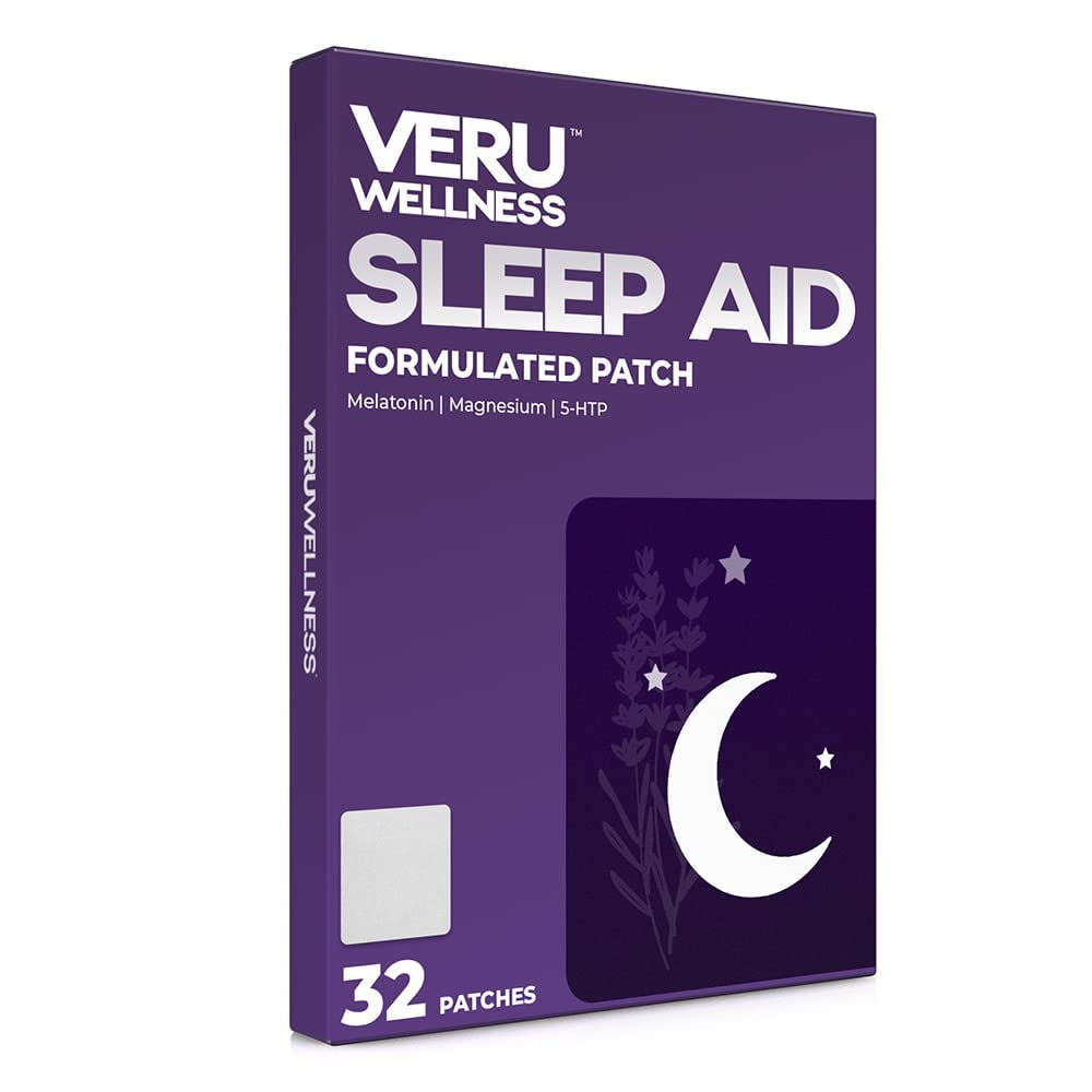 Patch natural de sueño - Contiene melatonina, 5-HTP &amp; Magnesio - Tranquil Sleep & Jet lag - Fase de dormir de otoño - Patch de dormir para adultos - cómodo &amp; fácil de aplicar