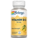 SOLARAY Vitamina D3 Lozenges 50mcg - 2000IU D3 Vitamina - Huesos fuertes, músculo y soporte inmunológico - Sabor natural de limón - Lab Garantía verificada de 60 días - 60 Serviciones, 60 Lozenges