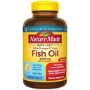 Nature Made Burp Less Ultra Omega 3 Fish Oil Supplements, 1400mg Fish Oil Omega 3 Supplements as Ethyl Esters for Healthy Heart Brain Eyes Support, One Por Day, 90 Softgels