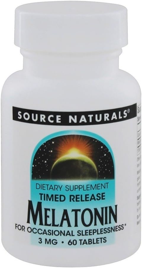 Fuente Natural Melatonin 3 MG TB, 60 CT