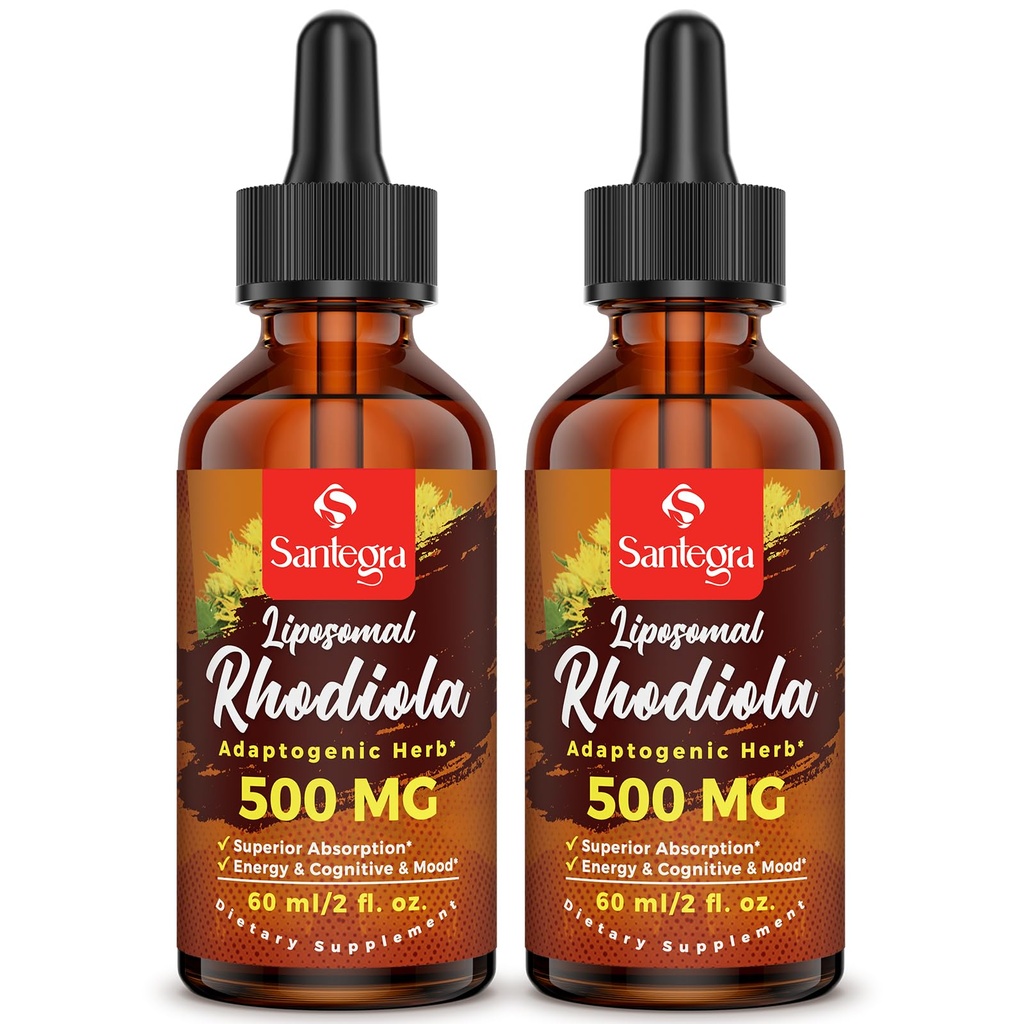 57.000 MG Liposomal Active Rhodiola Rosea Supplement, Rhodiola Root Extract, Liquid for High Absorption, Rhodiola Rosea Root Extract Tintura para Energía, Estrés, Mood, Vegan, 120 ml