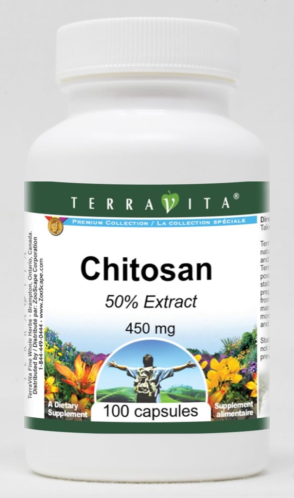 Chitosan 50% - 450 mg (100 cápsulas, ZIN: 519711)