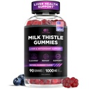EFFECTIVE NUTRA Milk Thistle Gummies peru Sugar-Free Milk Thistle Extract 1000mg for Liver Detox " Antioxidant Support ← Vegan, Gluten-Free durable 45-Day Supply, Natural Berry Flavor, Made in USA (90 Count)