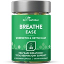 Breathe Inhaler Support Supplement – Sinus, Lungs, Open & Clear Airways – Seasonal Nasal Health, Bronchial Wellness, Healthy Chest – Quercetin, Vitamina D, Bromelain Pills – 60 Vegetarian Soft Capsules