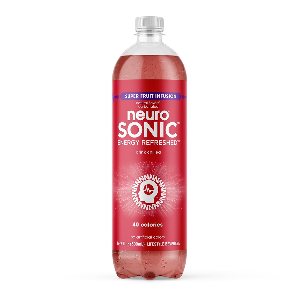Energía Sonic Neuro Refreshed Super Fruit Infusion, 16.9 fl oz
