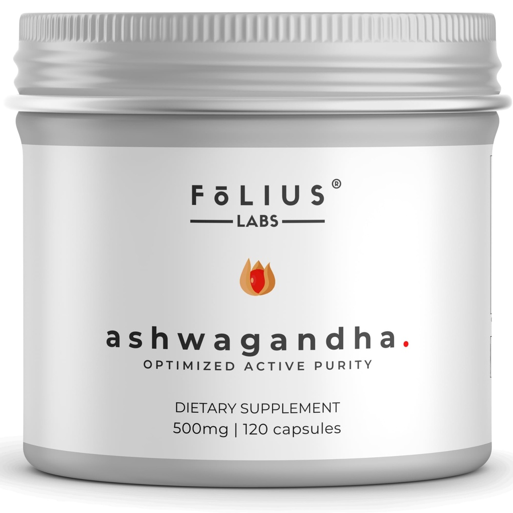 Ashwagandha 7.5% Herbal Energy Support Suplemento 500mg - Stress Relief Support, Natural Mood Support - Full Spectrum Ashwagandha Root Extract -120 Capsules