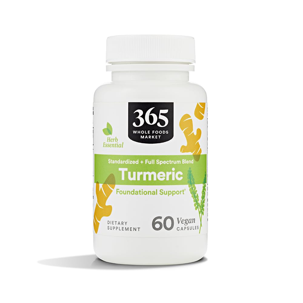 365 por el mercado entero de alimentos, Turmeric, 60 cuenta
